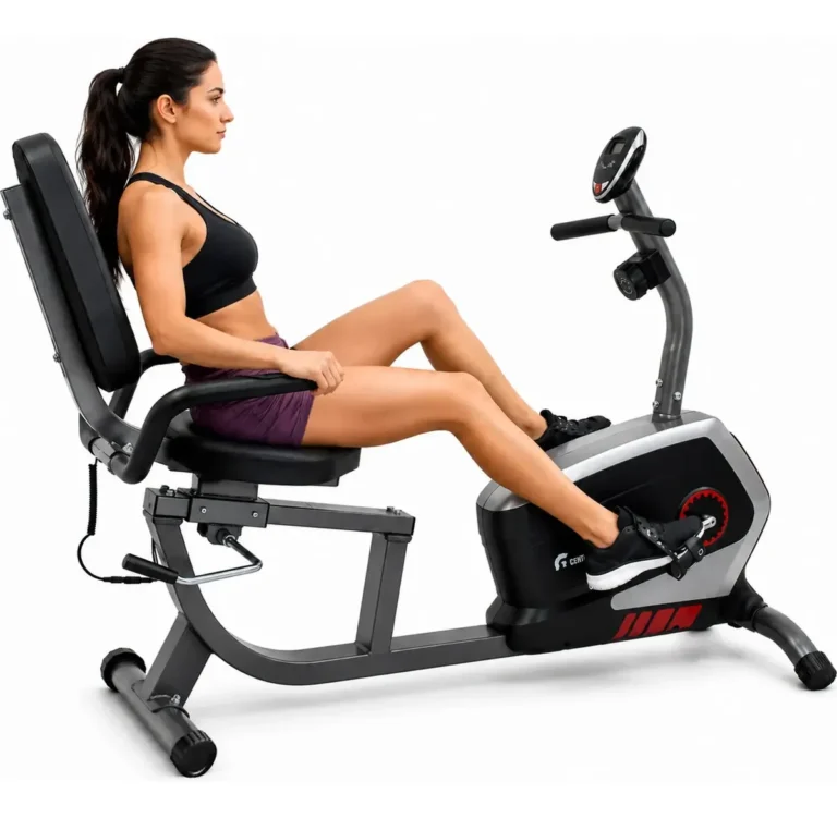 Centurfit bicicleta reclinada magnética de 8 niveles