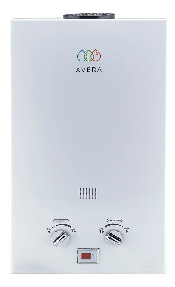 Avera C8L calentador instantáneo a gas LP