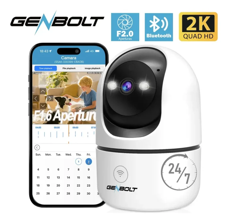 Genbolt GB-106K cámara interior PTZ 2K