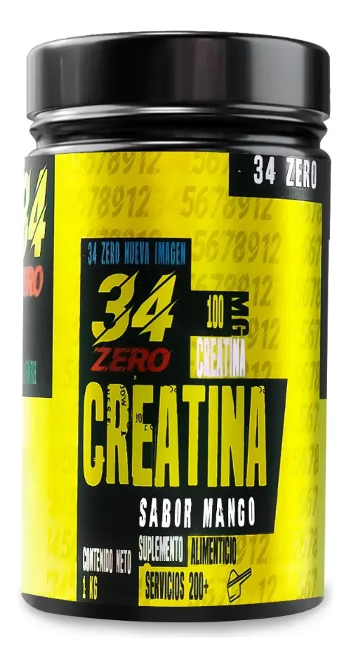 34 Zero creatina monohidratada 1 kg