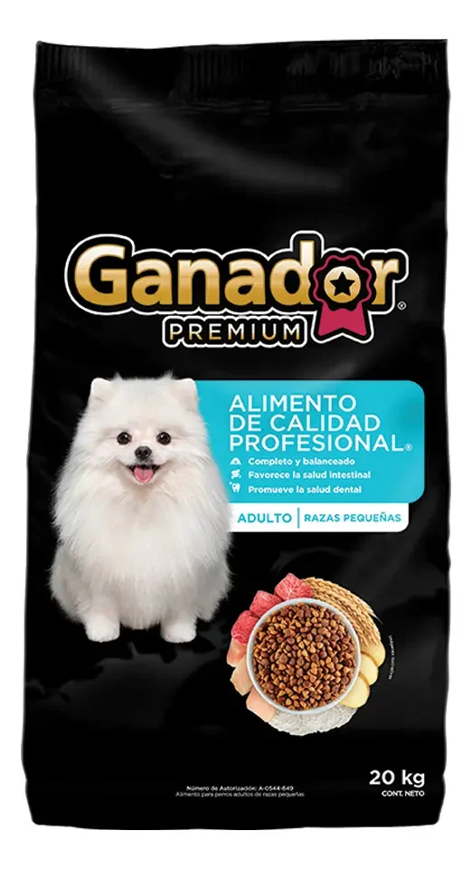 Ganador Premium para adulto de raza pequeña 20 kg