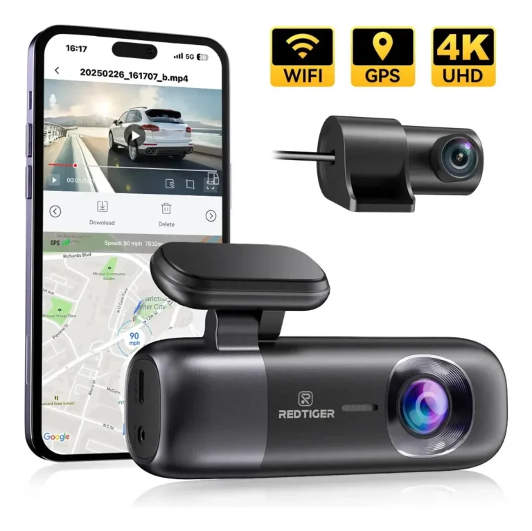Redtiger F9 dashcam dual 4K+1080p
