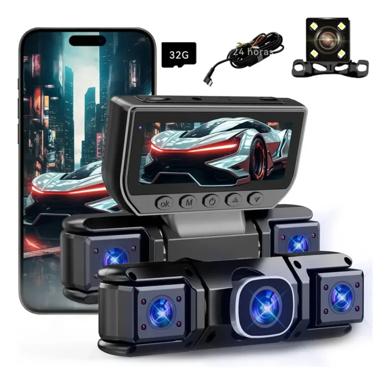 Genérica dashcam 1080p de 4 cámaras