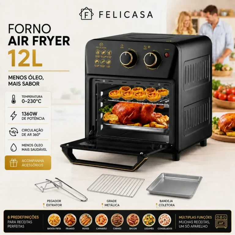 F FELICASA freidora y horno de 12 L