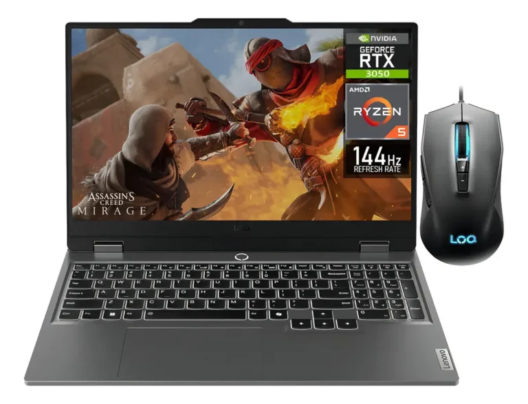 Lenovo LOQ 15ARP9 con RTX 3050