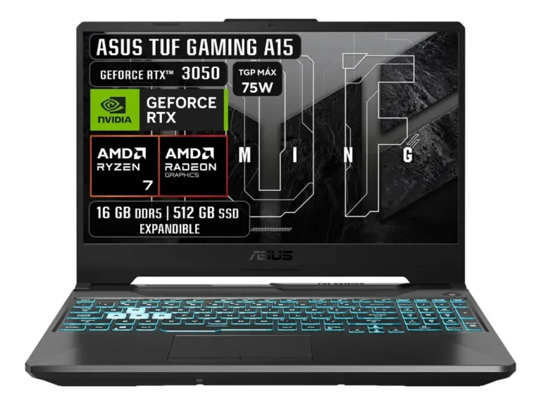 ASUS TUF FA506NCQ con RTX 3050