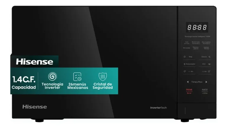Hisense HMMS3411BMV microondas inverter de 39 L