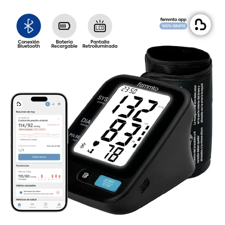 Femmto KF-DT65X baumanómetro con Bluetooth