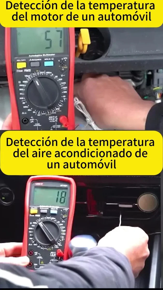 Uni-T UT107+ multímetro automotriz