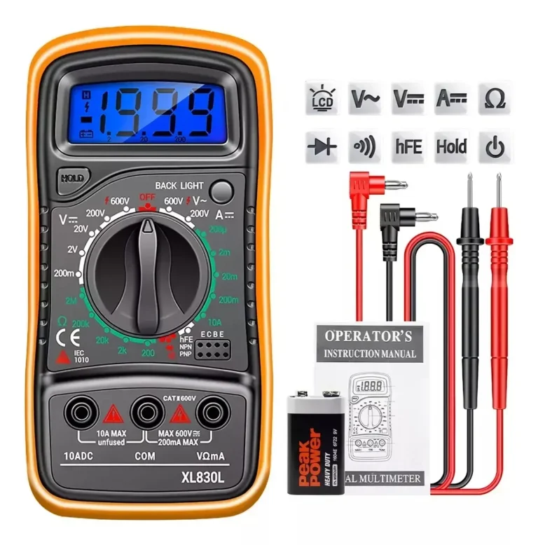 Homex XL830L multímetro digital portátil
