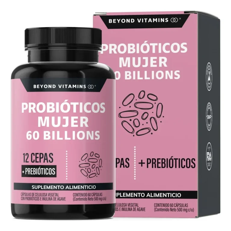 Beyond Vitamins probióticos para mujer, 12 cepas