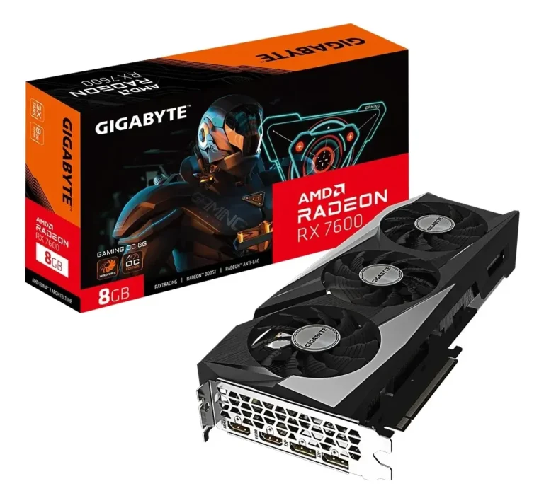 Gigabyte Radeon RX 7600 Gaming OC de 8 GB