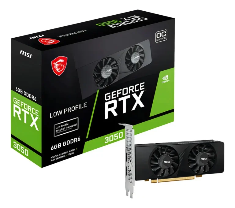 MSI GeForce RTX 3050 LP OC de 6 GB