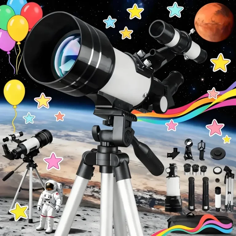 Lokooy telescopio refractor 70 mm con adaptador